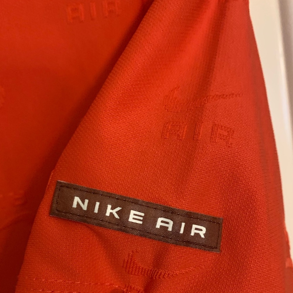 Nike Sportswear Air short sleeve crop t-shirt red orange, Women's size XL - Picture 8 of 10